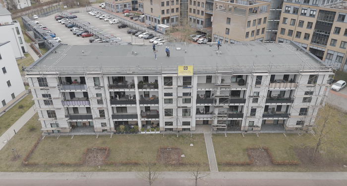 Montage einer Solaranlage