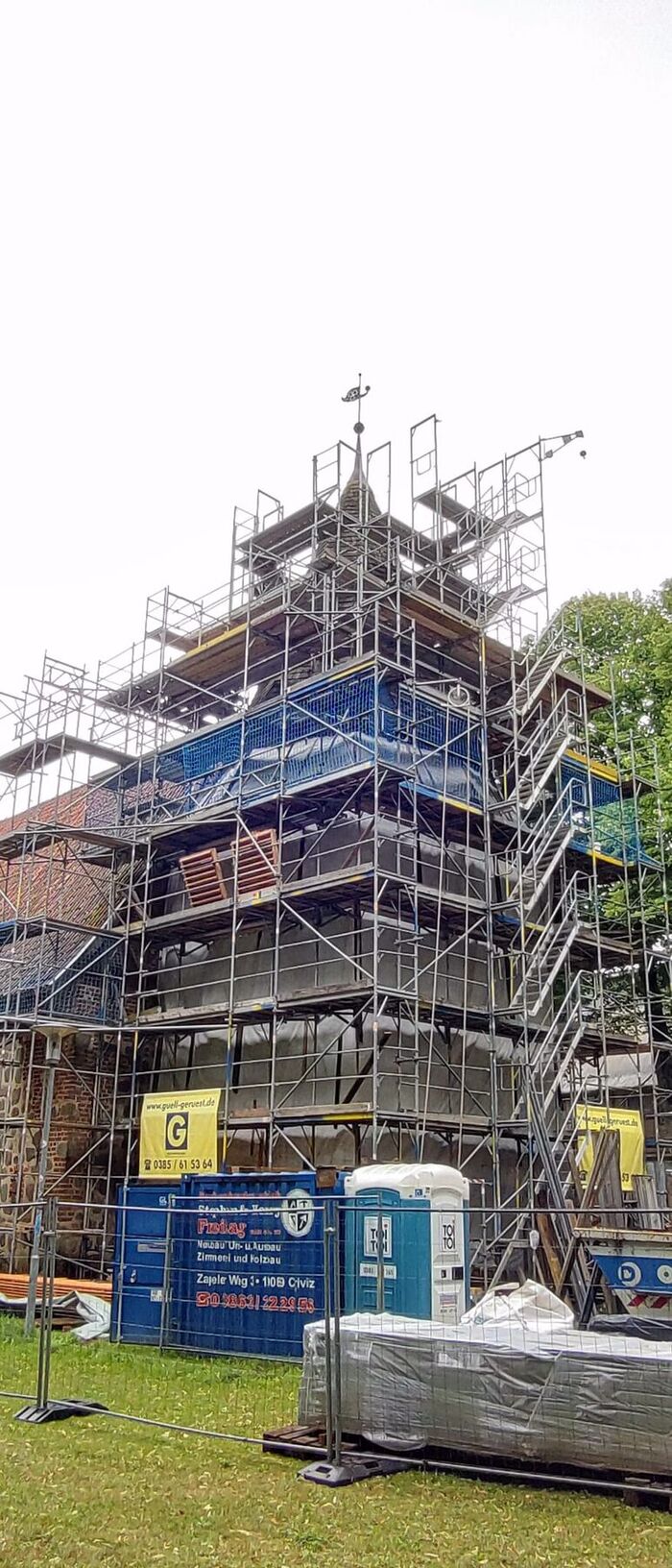 Sanierung Kirchenturm - Kirche Roggendorf